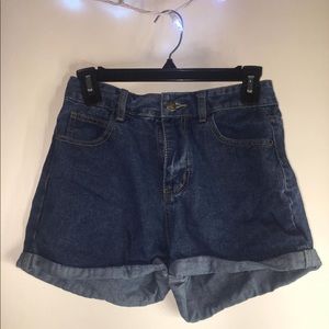 High waisted shorts